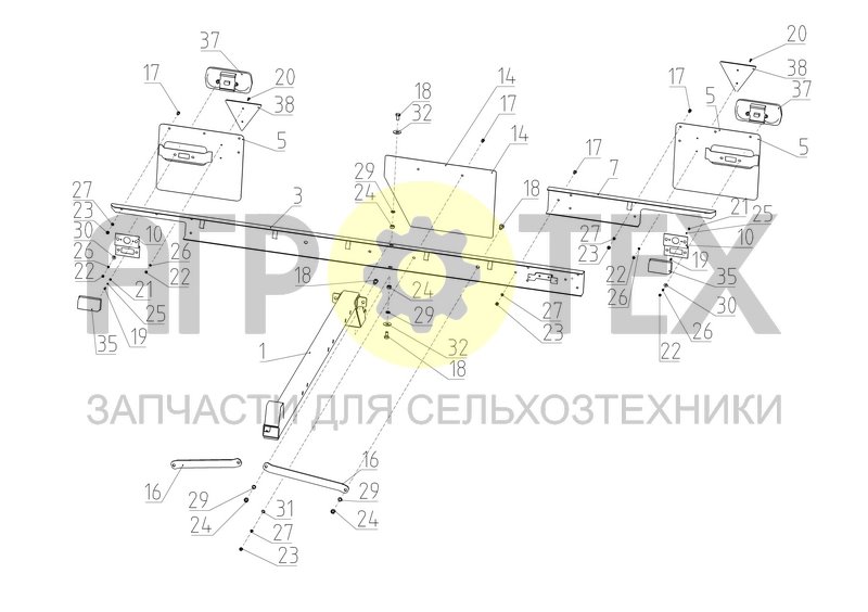 Кронштейн (142.29.05.000) (№35 на схеме)